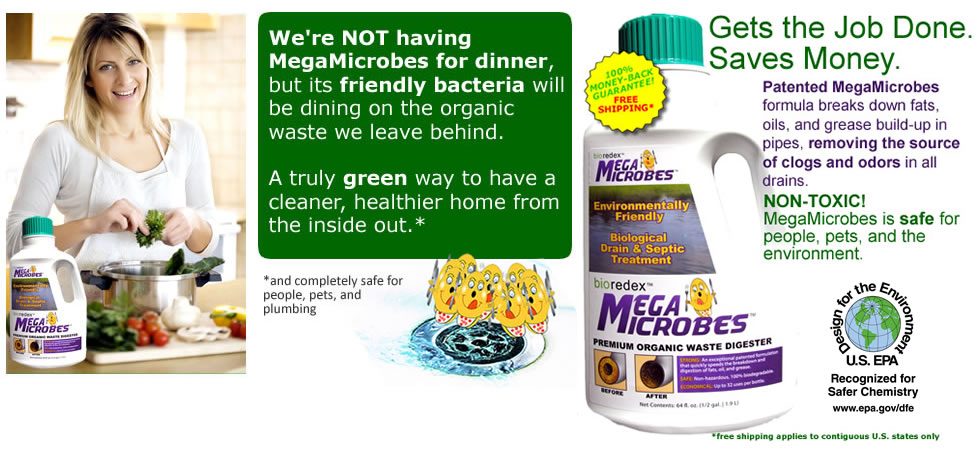 MegaMicrobes Liquid premium organic waste digester