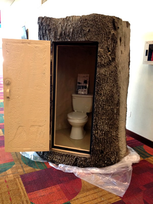 Yes, it's a porta-potty!